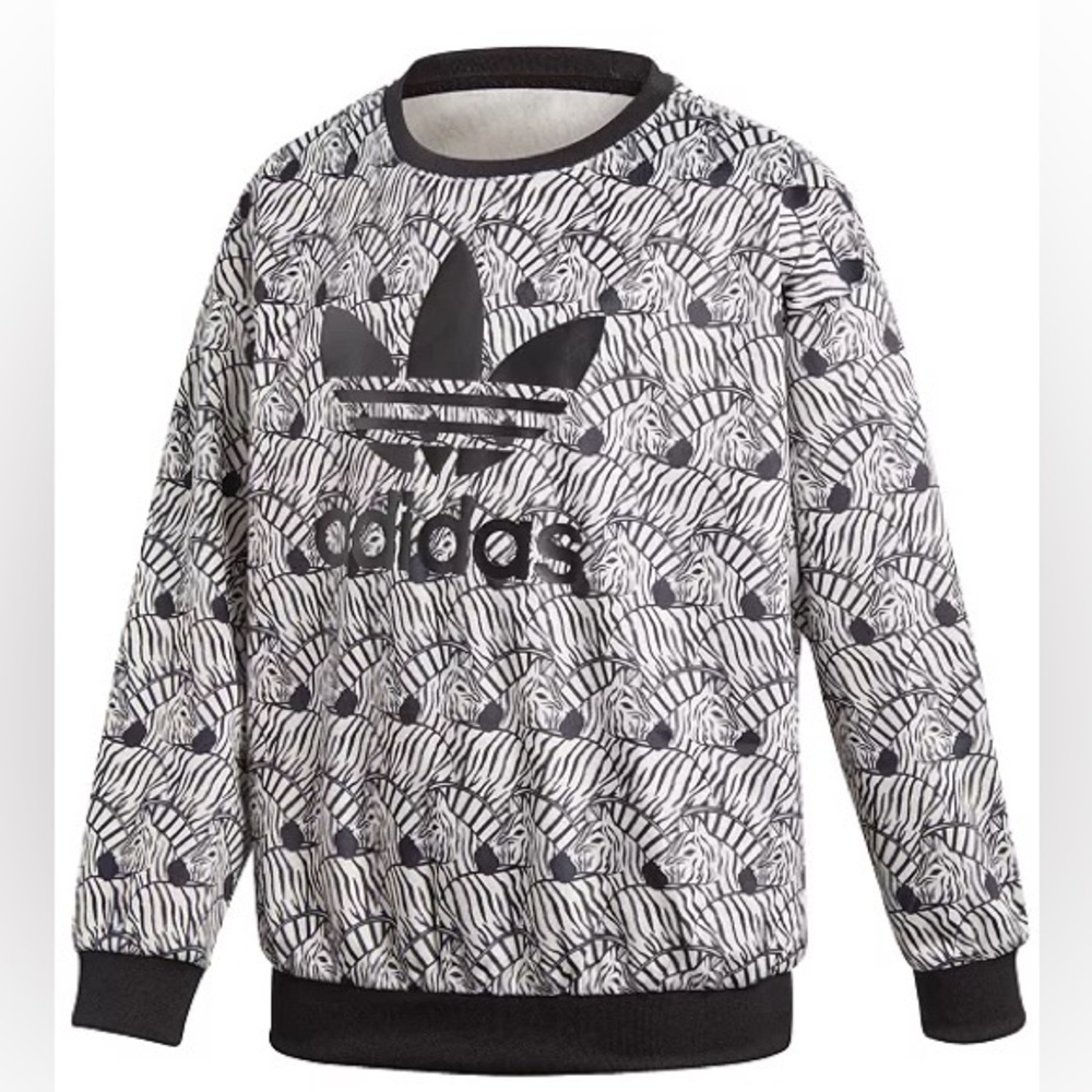 Velvet Adidas Zebra Sweatshirt
